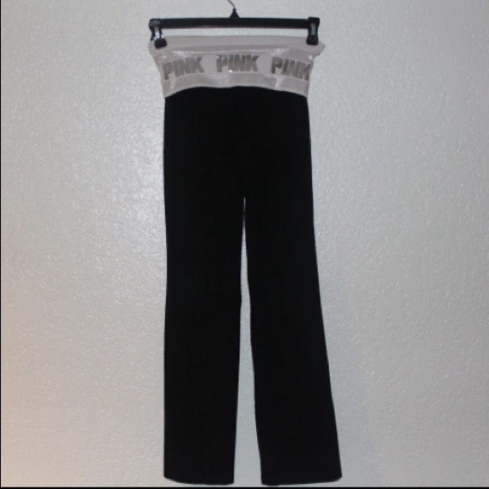 PINK black yoga pants